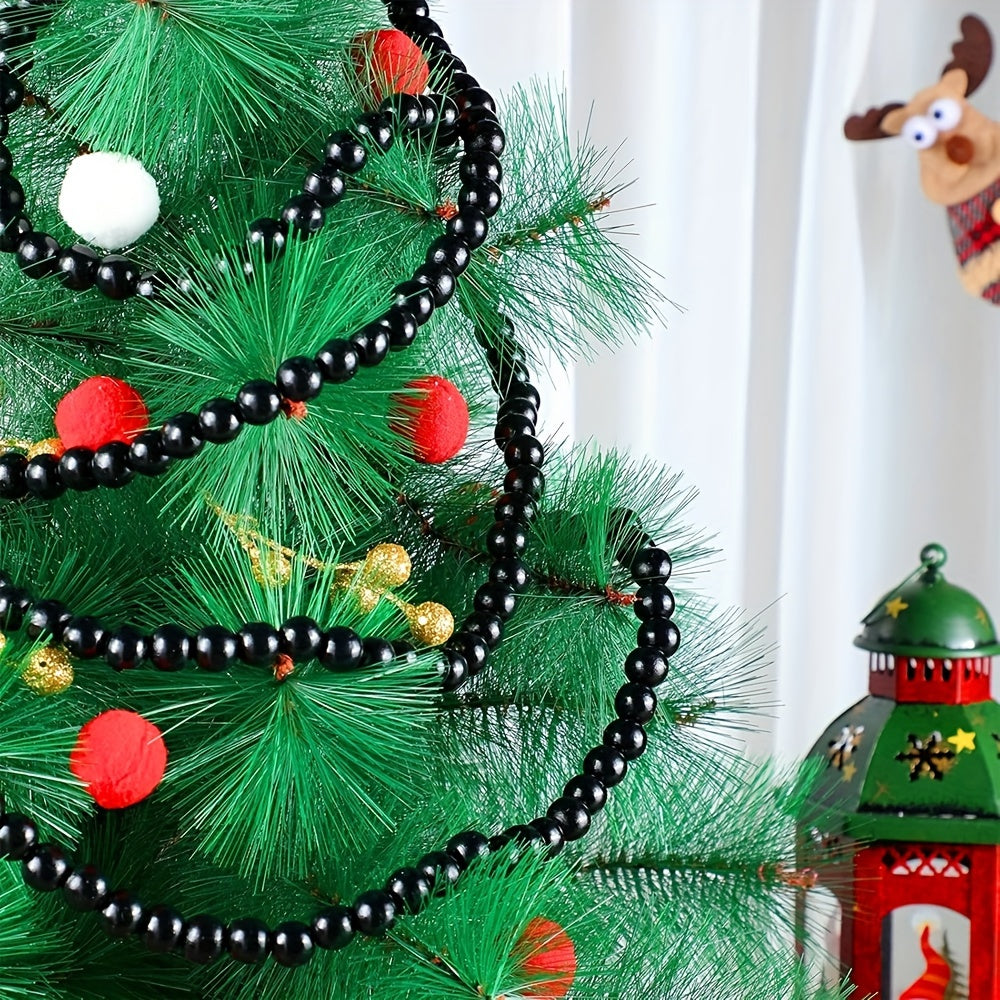 Vianočná girlanda – čierna