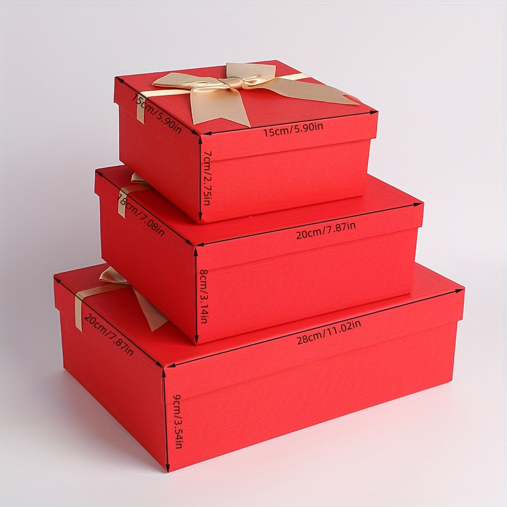 Darčekové krabice – červené a zlaté