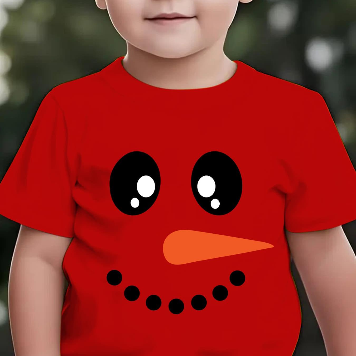 Tričko s potlačou – snehuliak