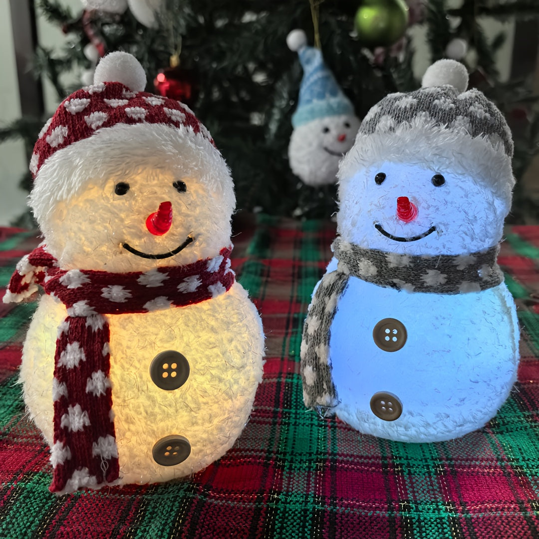 Figúrka snehuliaka – červená