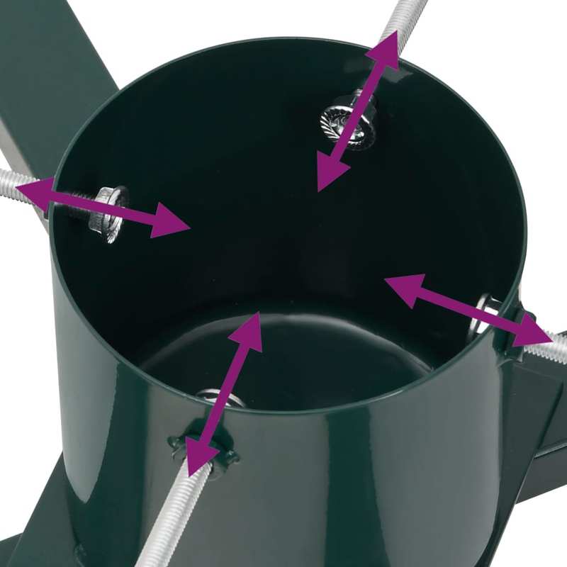 Stojan na vianočný stromček – zelený