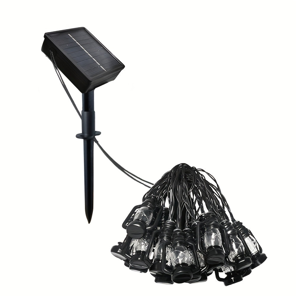 Solárne reťazové svetlá – teplá biela