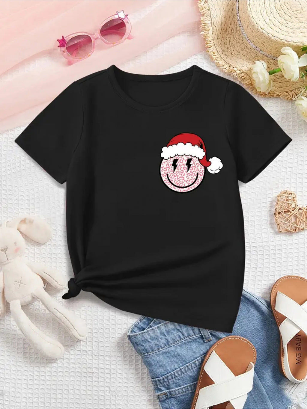 Detské Vianočné tričko – čierne