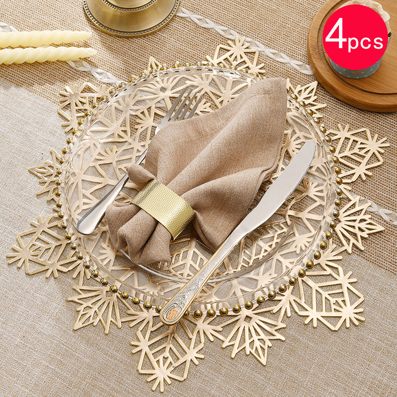 Podložky pod taniere – snehové vločky