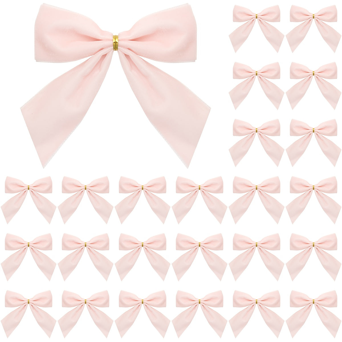 Vianočné mašle – burgundské