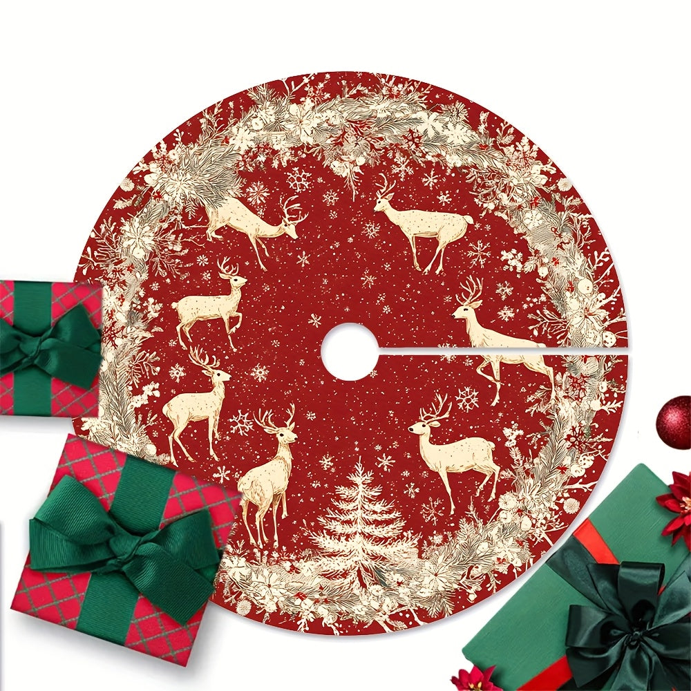 Vianočný sukienka – červená a biela