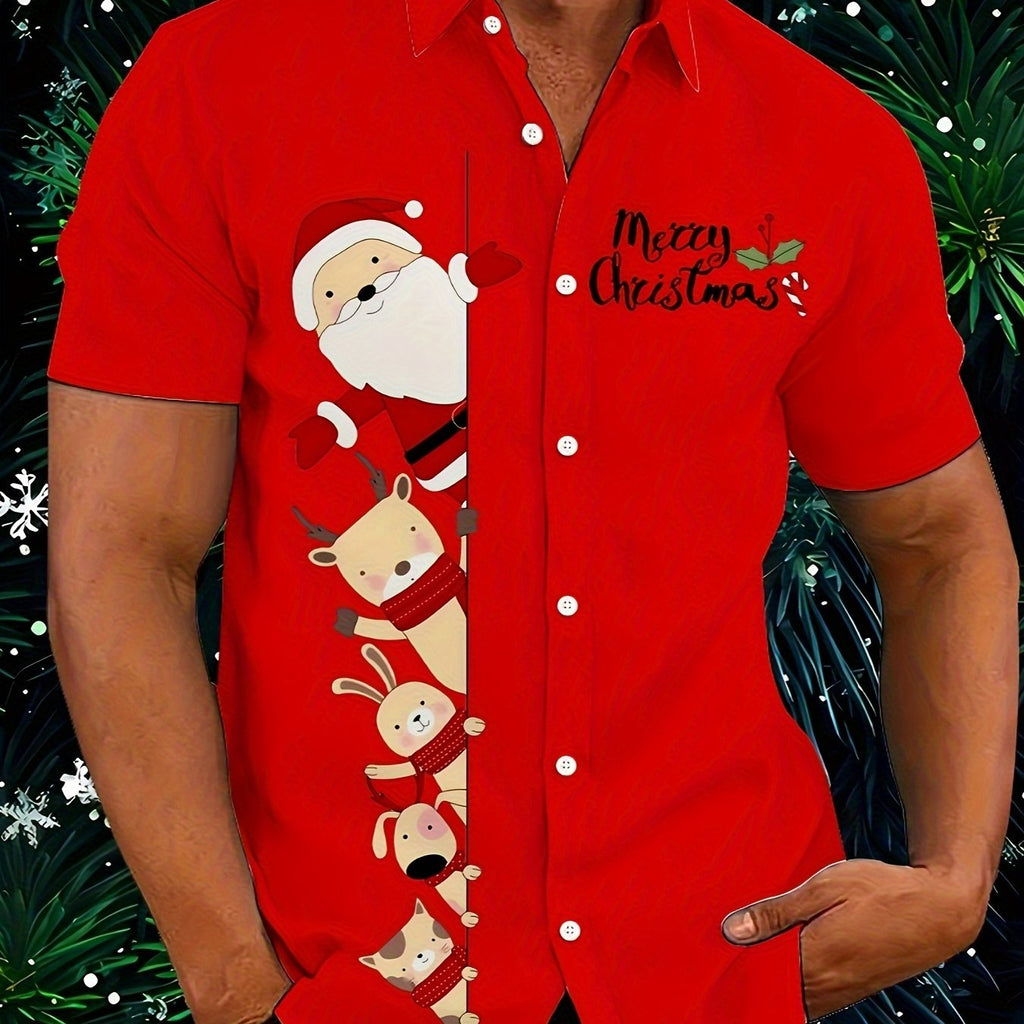 Pánska vianočná košeľa – voľná