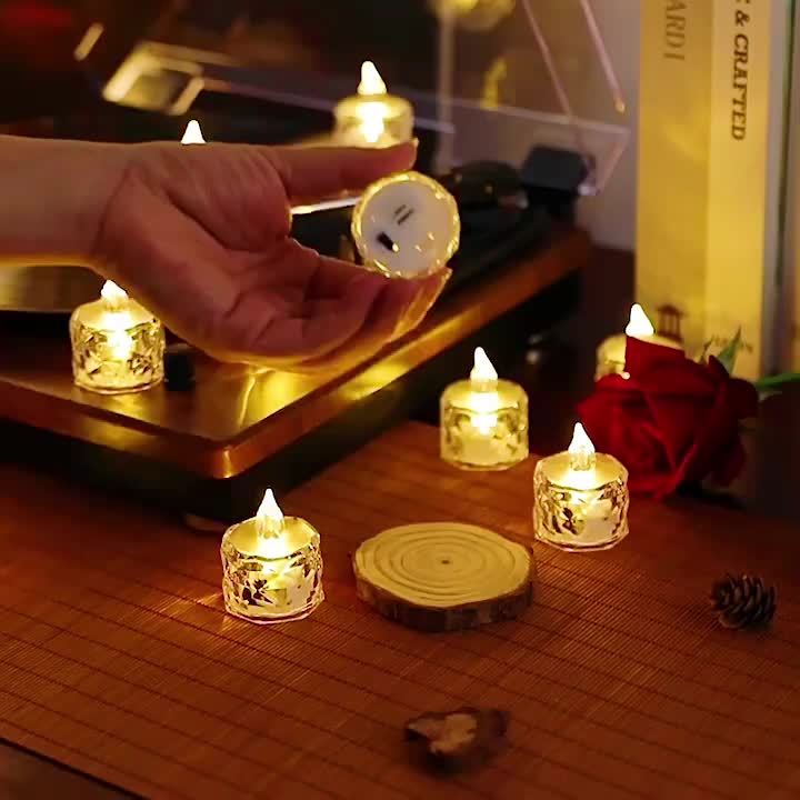 Elektronické sviečky – geometrické