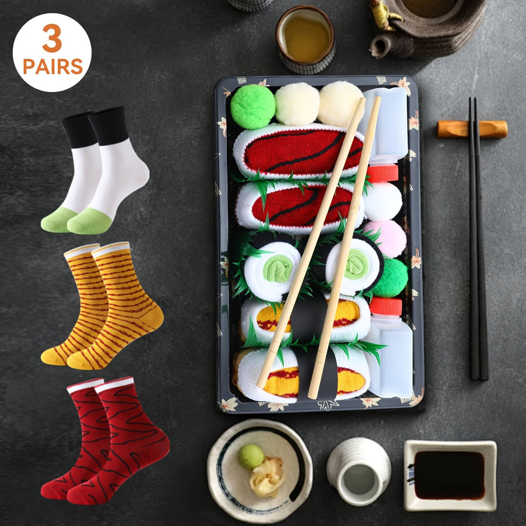 Ponožky – sushi vzor