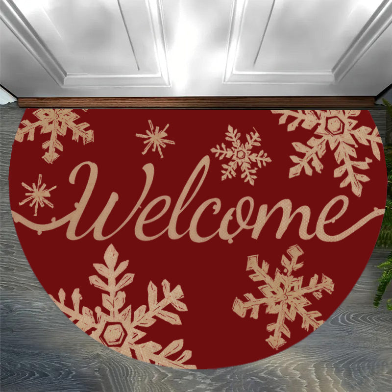 Vianočná rohožka – burgundská