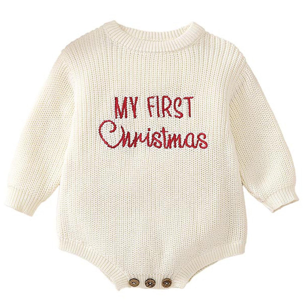 Detský vianočný overal – biely