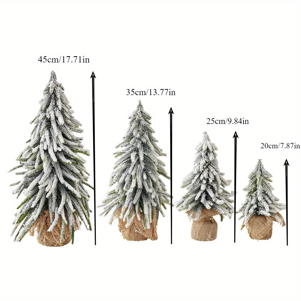 Umelý vianočný stromček – snehová dekorácia