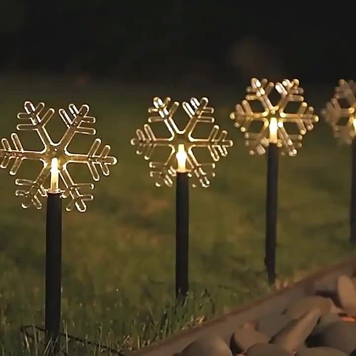 Vianočné svetielka – snehová vločka