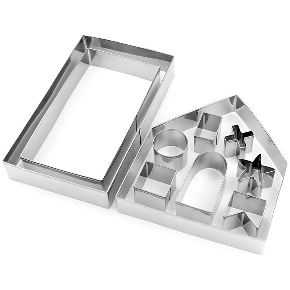 Súprava vykrajovačiek na perníkový domček – 10ks