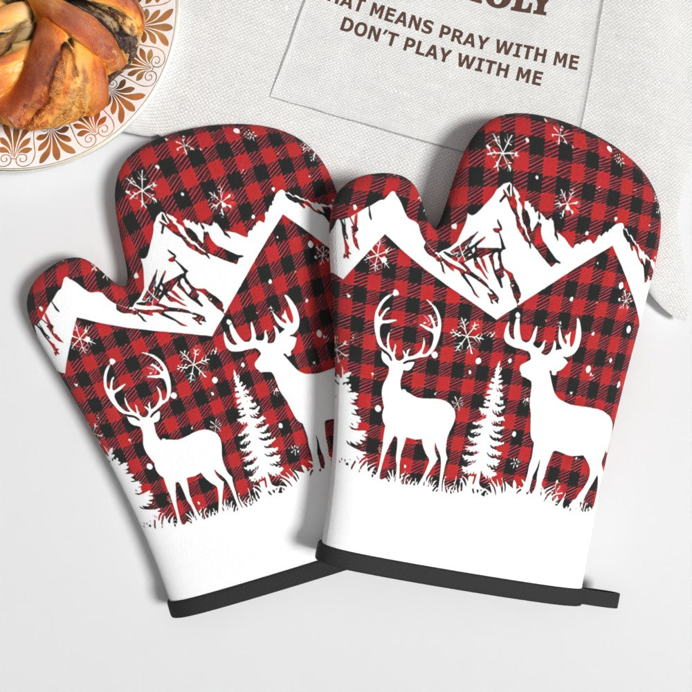 Rukavice na pečenie – červené