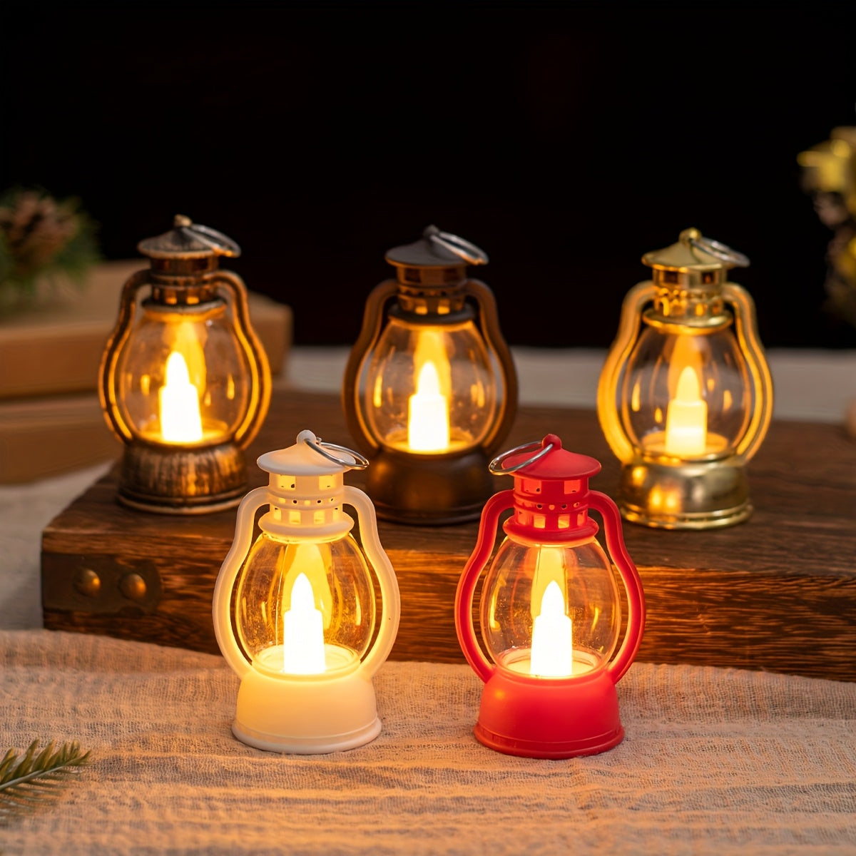 Vintage LED Lampa – čierna