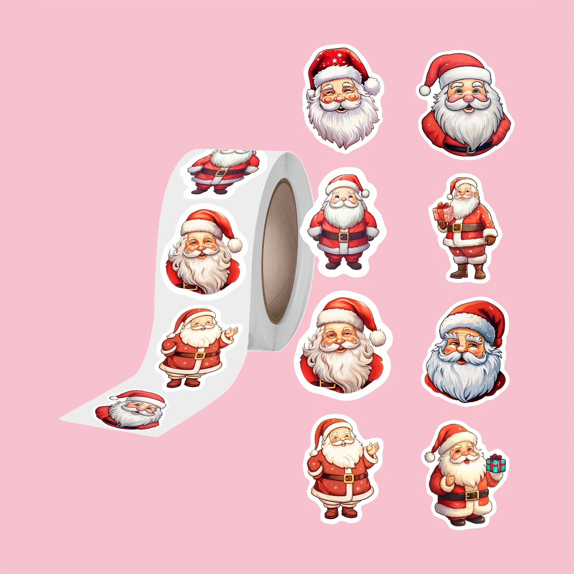 Vianočné nálepky – rôzne vzory