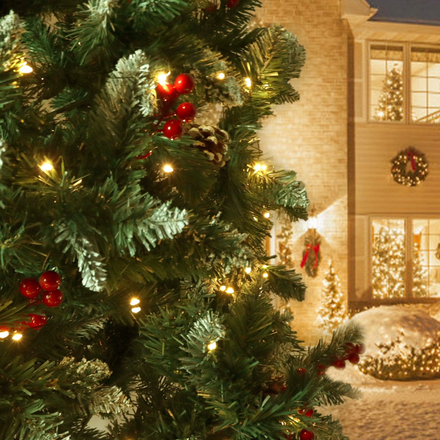 Vianočné svetielka – teplá biela