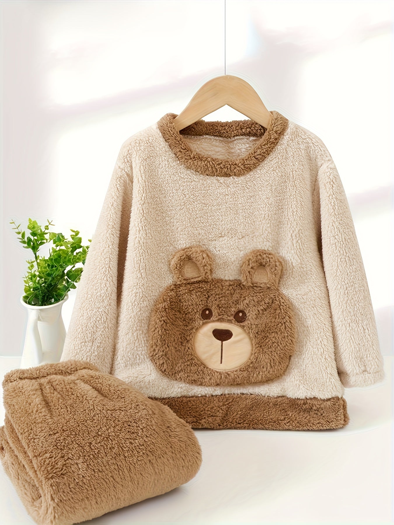 Detský flanelový set – medvedík