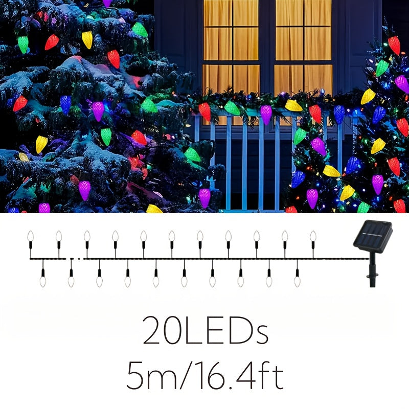 Vianočné svetielka – solárne