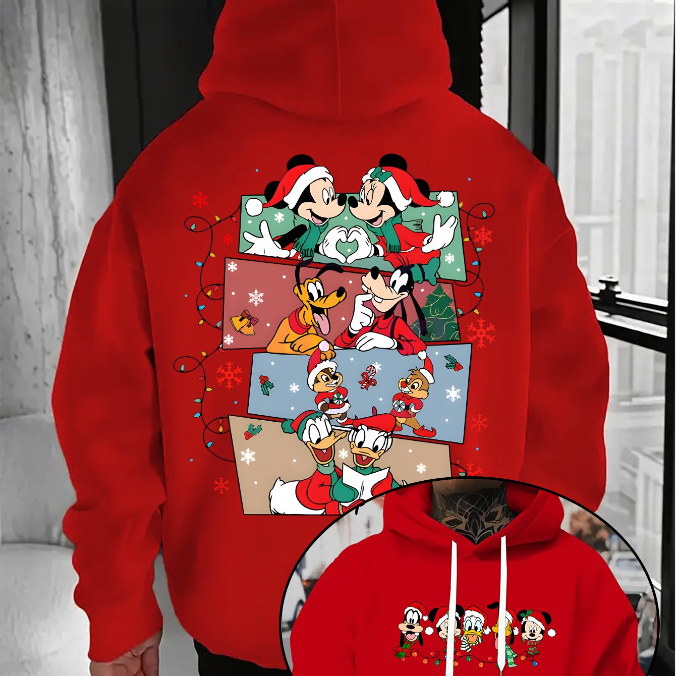 Mikina s kapucňou – Mickey a Minnie