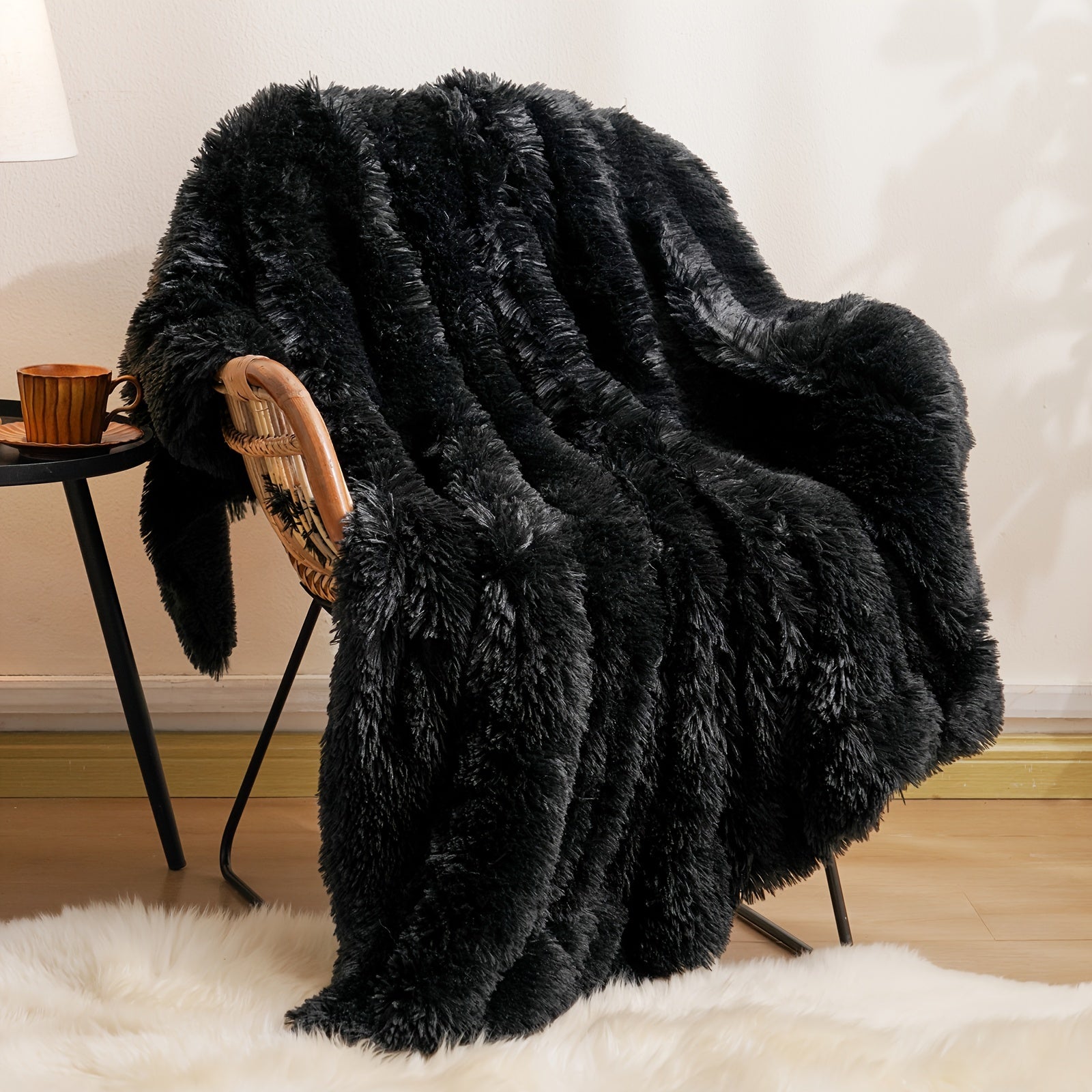 Luxusná ultra-mäkká umelá kožušina – sivá