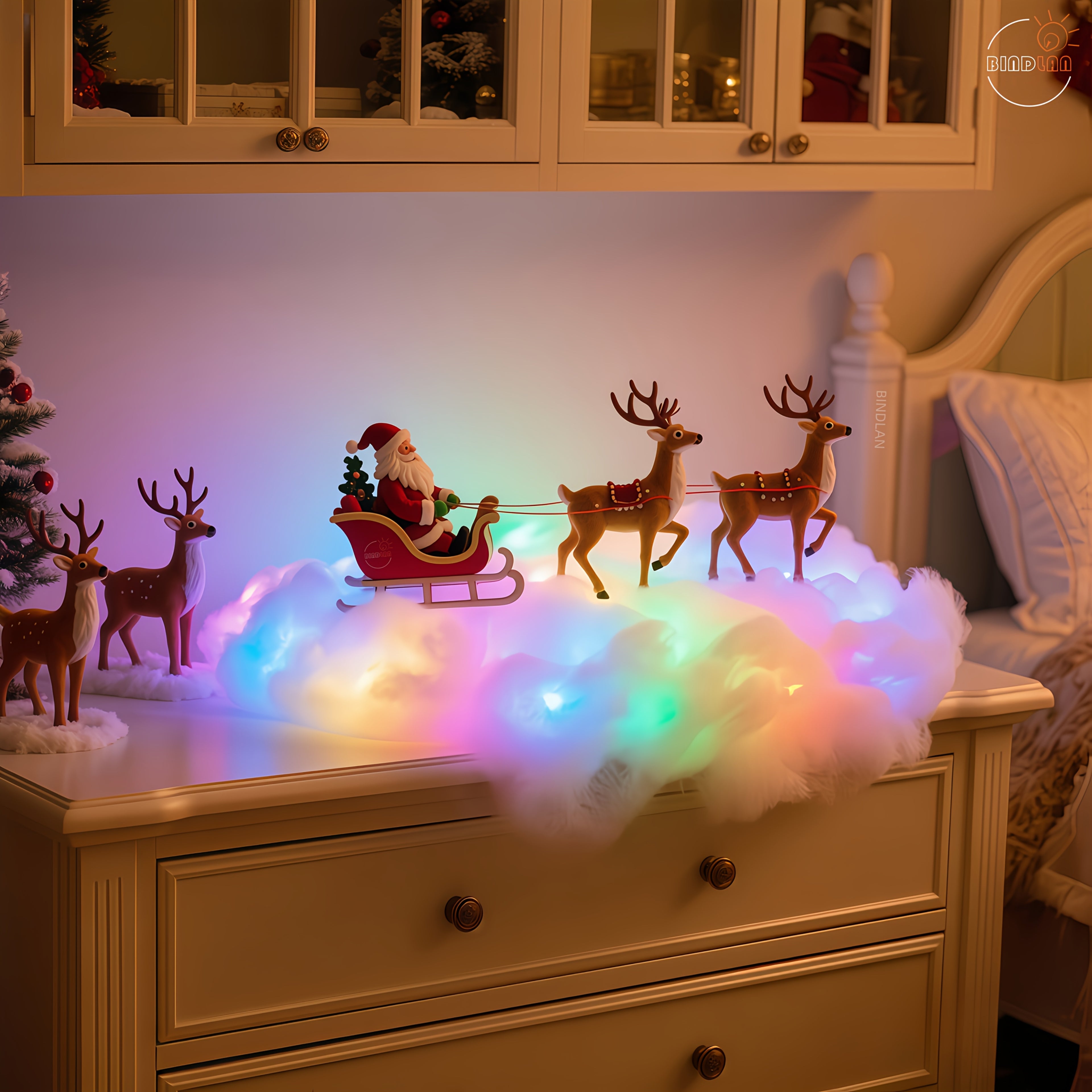 3D Oblaková Lampa – 106cm