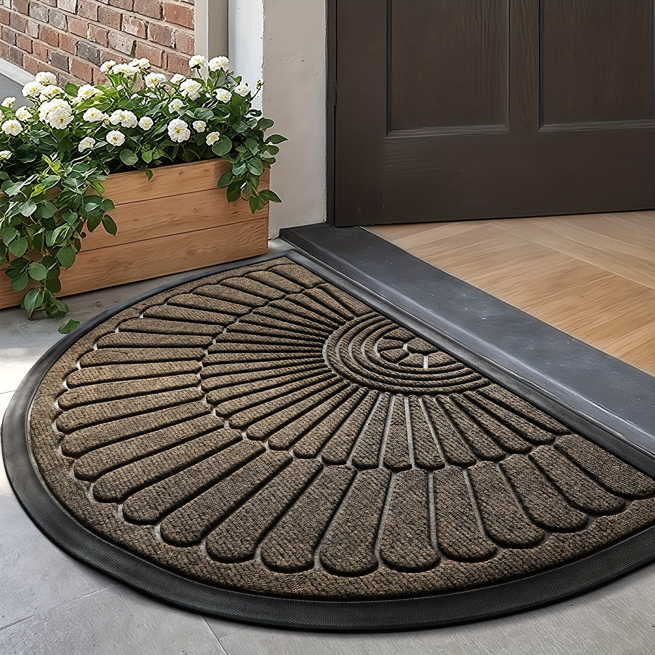 Rohožka – polkruhová