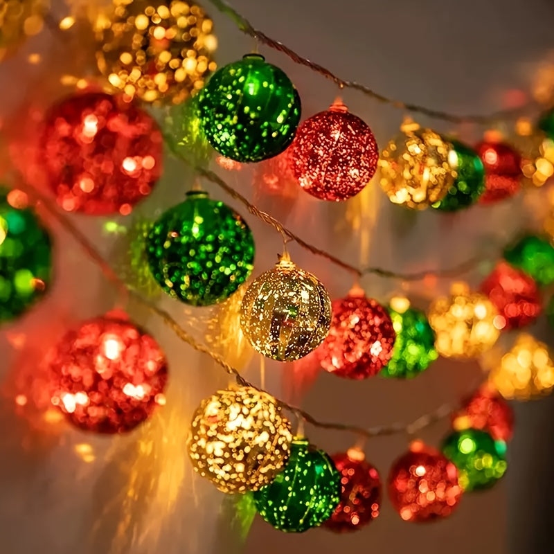 Vianočné svetielka – vianočné gule