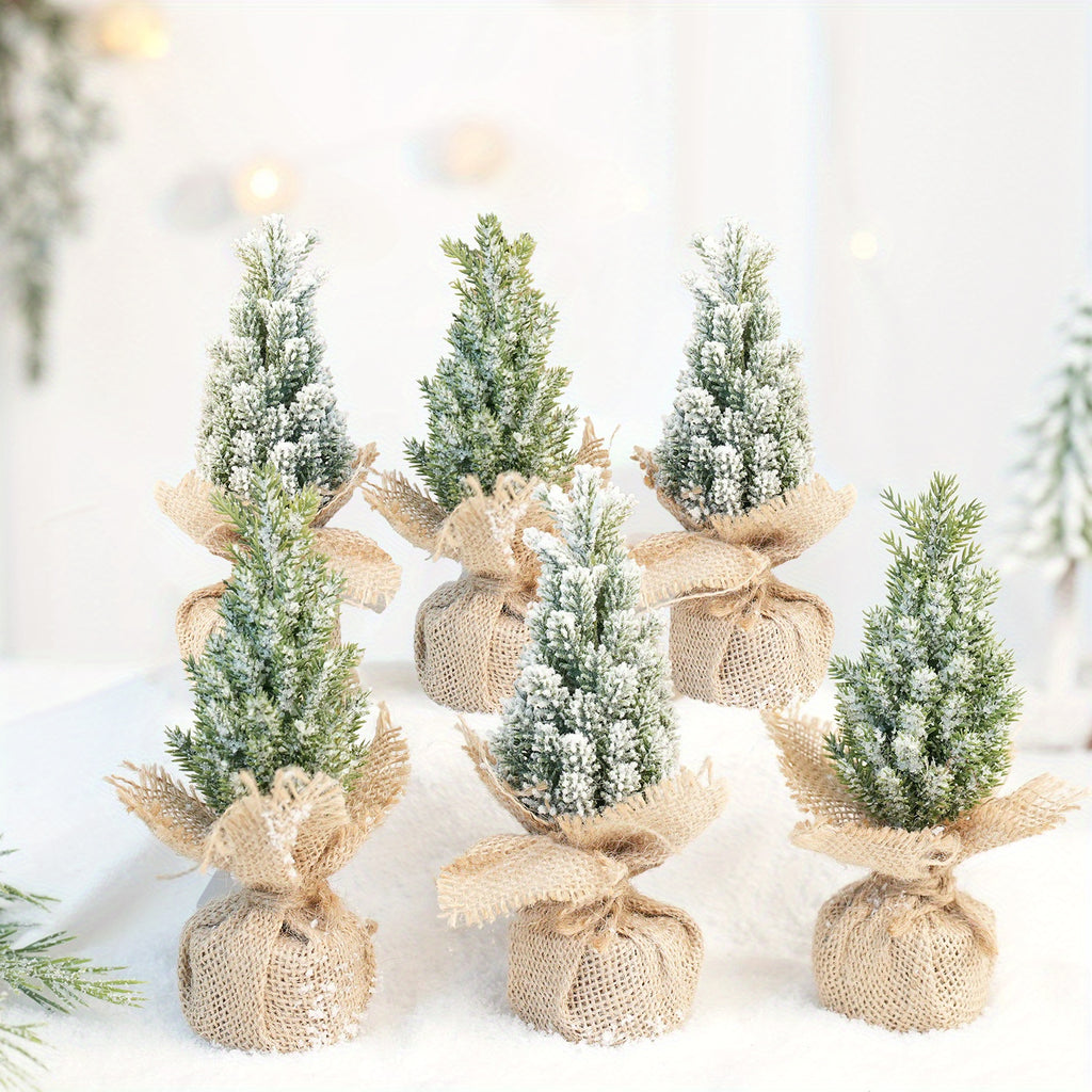 Umelé Vianočné Stromčeky – Mini 6ks