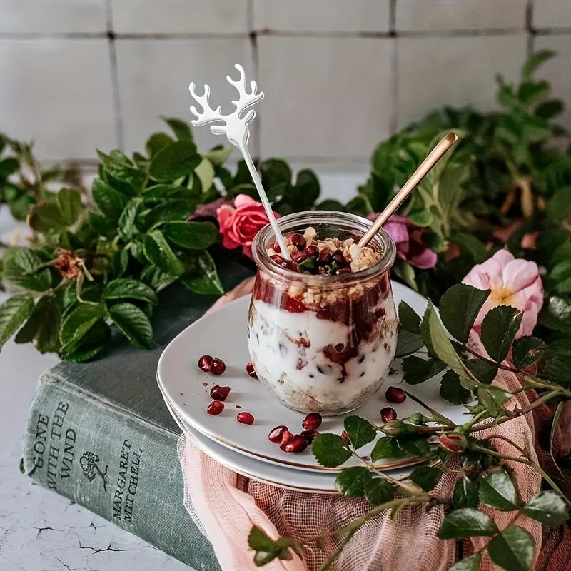 Súprava lyžíc sobíkov – zlatá a strieborná