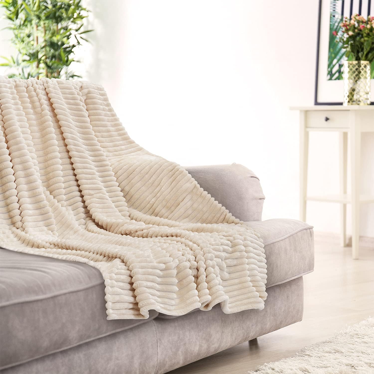 Fleece deka – zmiešané farby