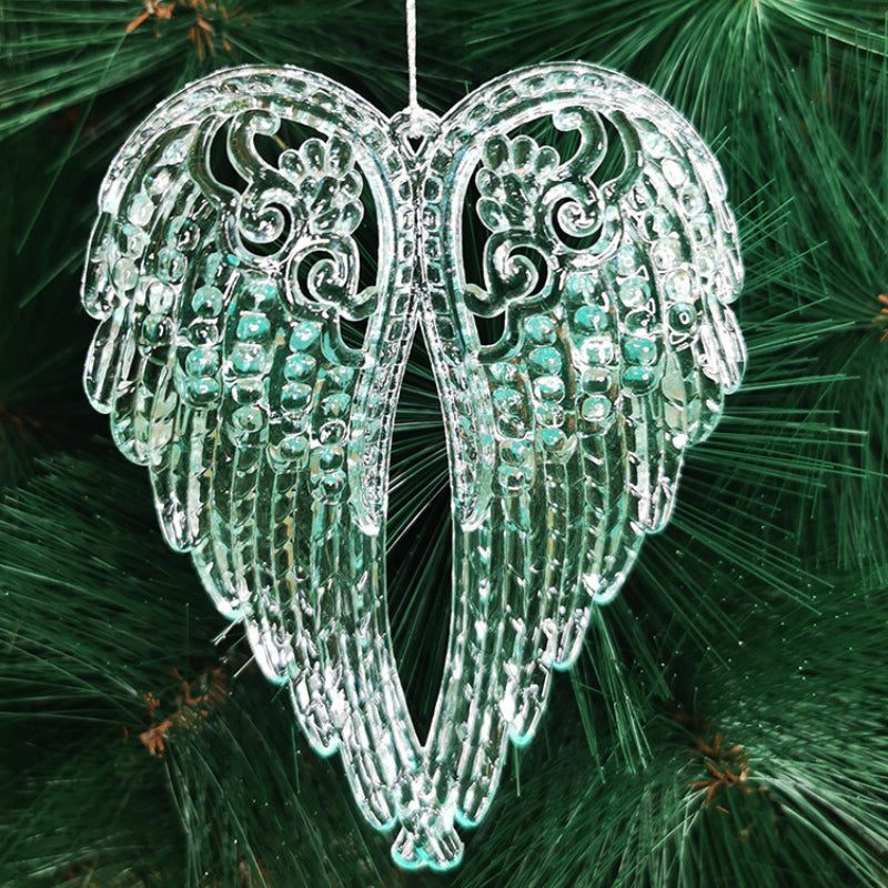 Ozdoba anjelských krídel – priesvitná