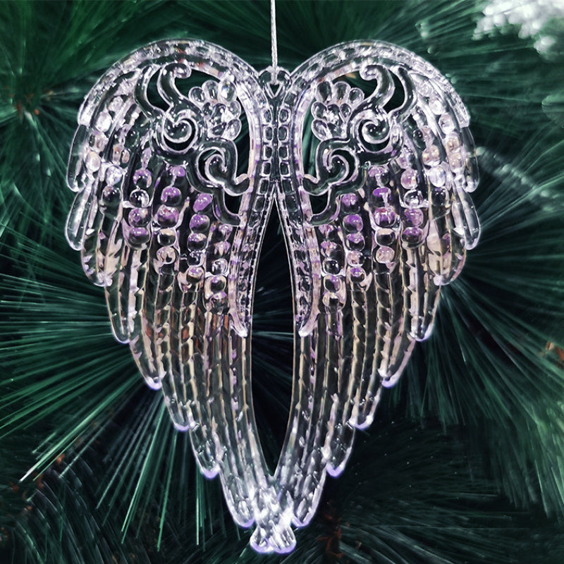 Ozdoba anjelských krídel – priesvitná