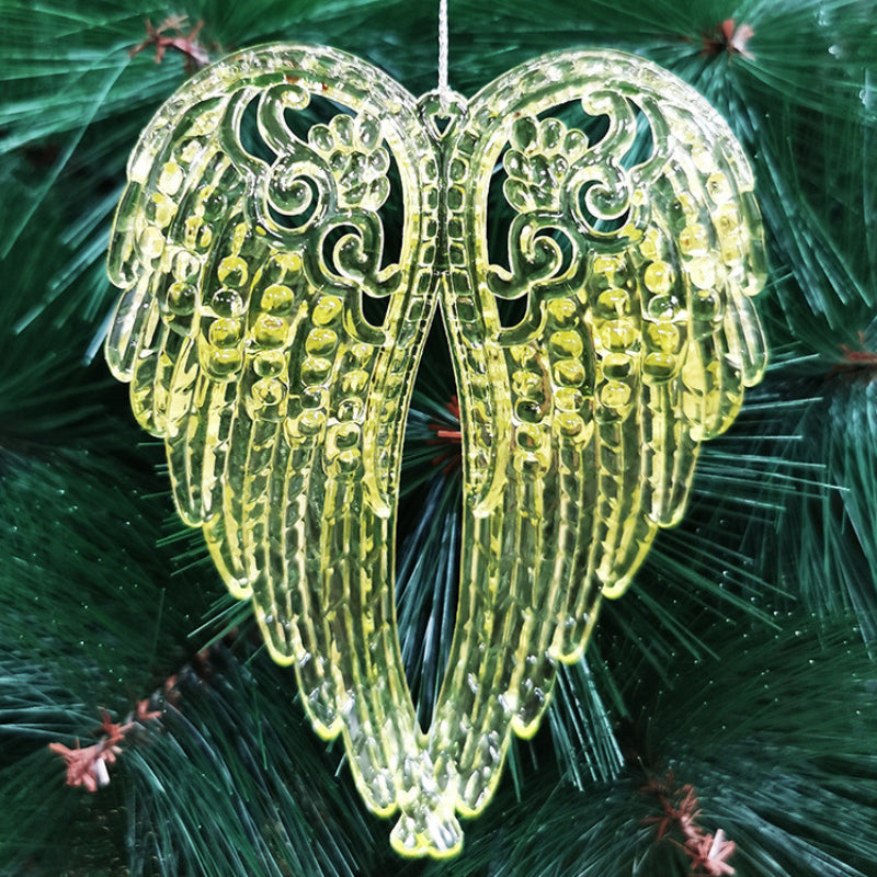 Ozdoba anjelských krídel – priesvitná