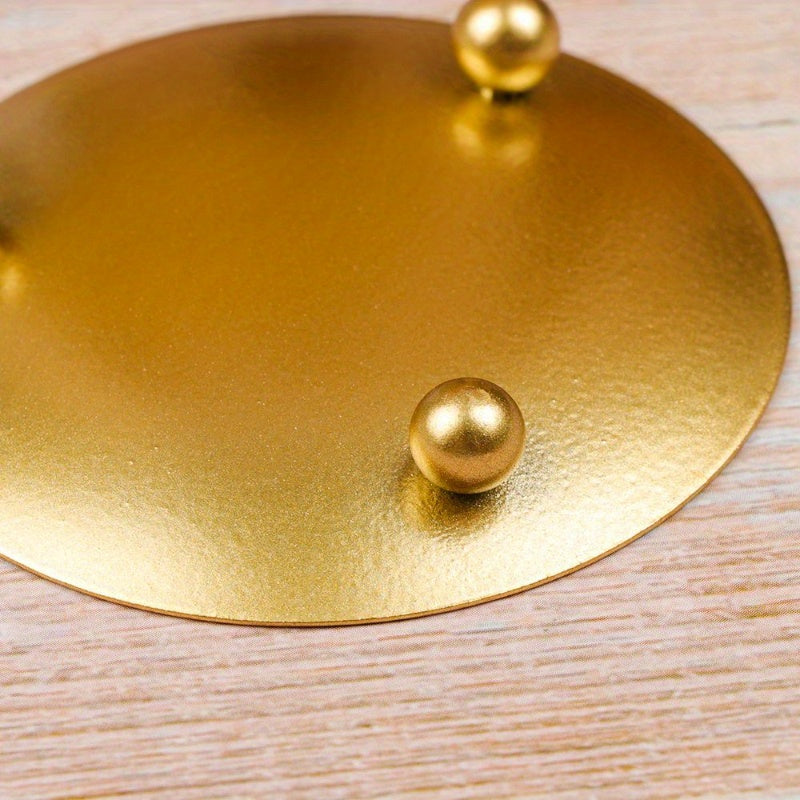 Vintage svietnik – čierny a zlatý