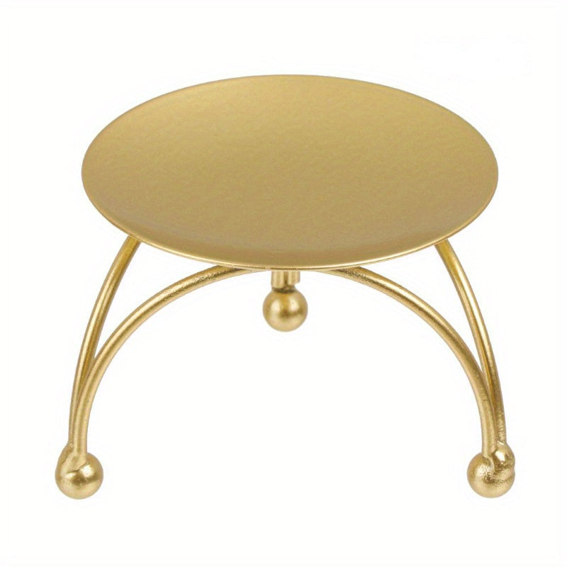 Vintage svietnik – čierny a zlatý