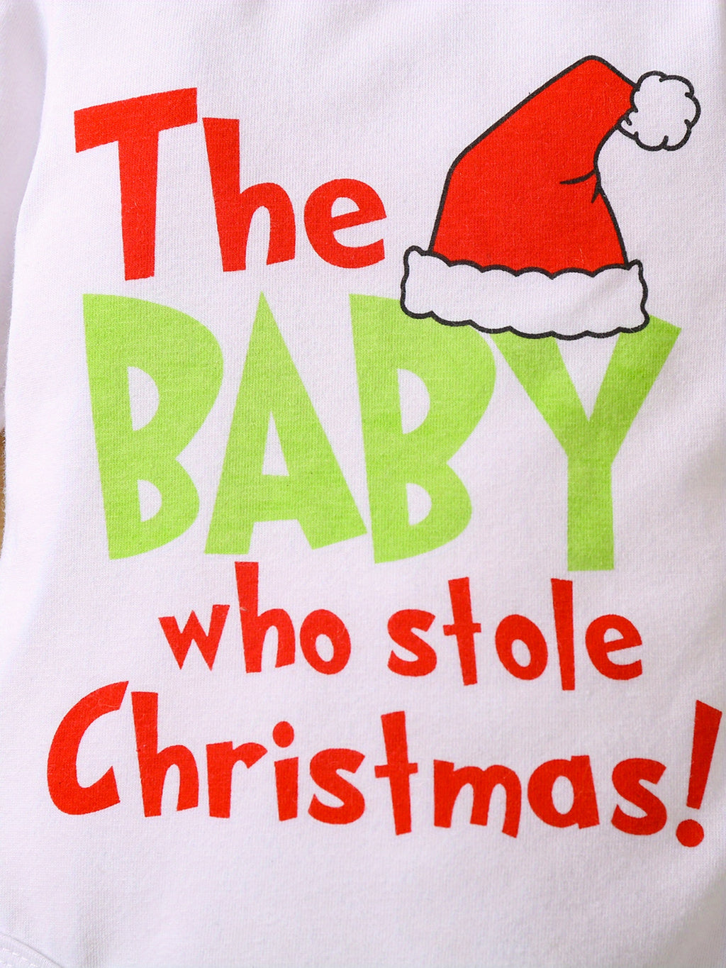 Vianočný overal pre bábätká – zelený