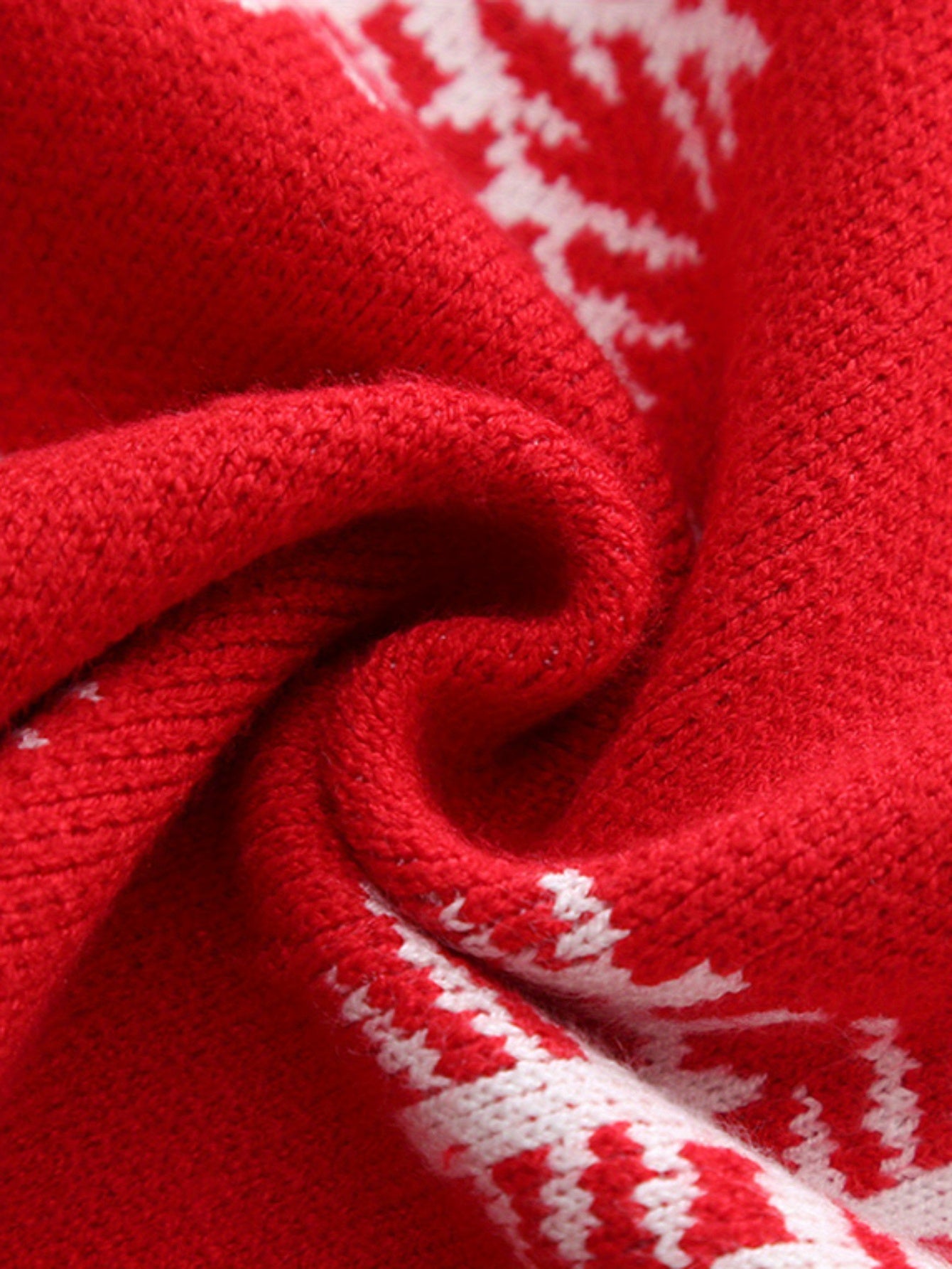 Detský vianočný sveter – červený a tmavozelený