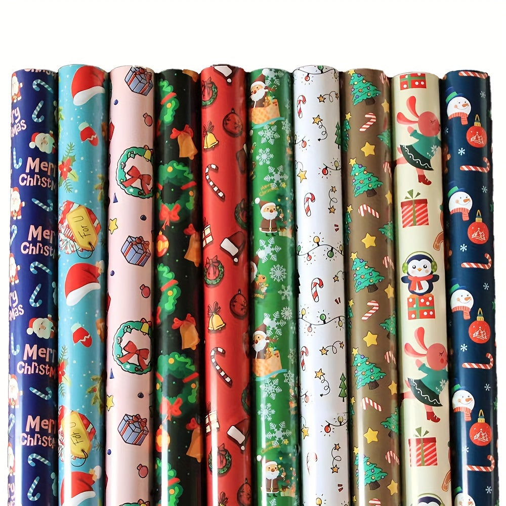 Darčekový baliaci papier – lesklý modrý