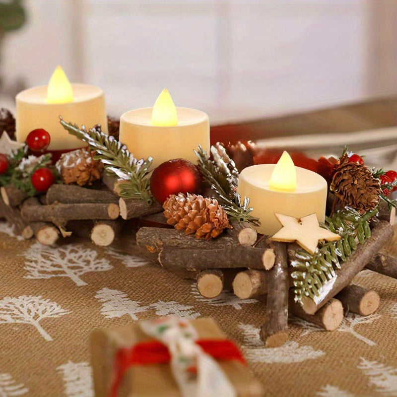 LED Čajové sviečky – teplá žltá