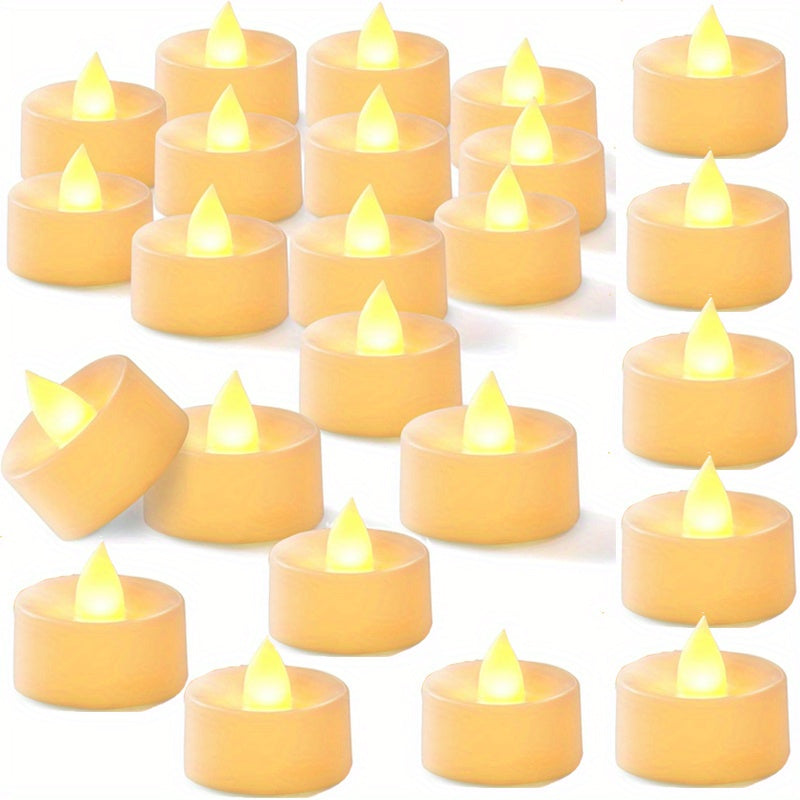 LED Čajové sviečky – teplá žltá