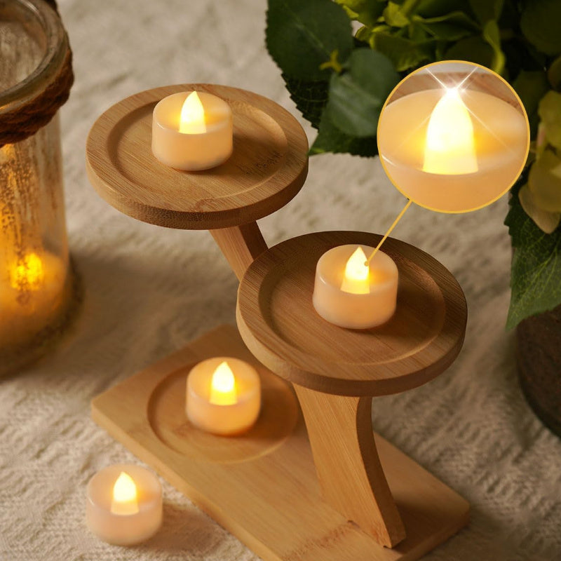 LED Čajové sviečky – teplá žltá