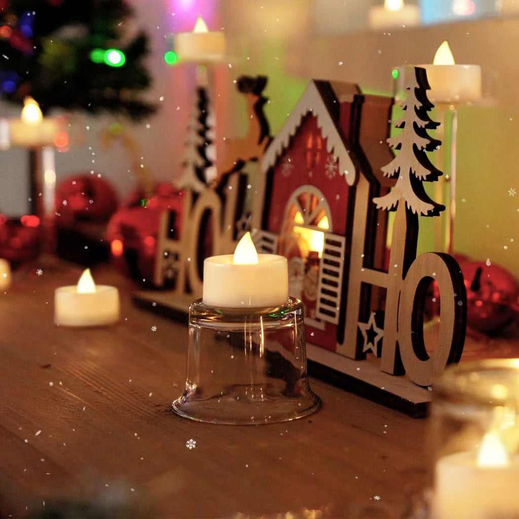 LED Čajové sviečky – teplá žltá