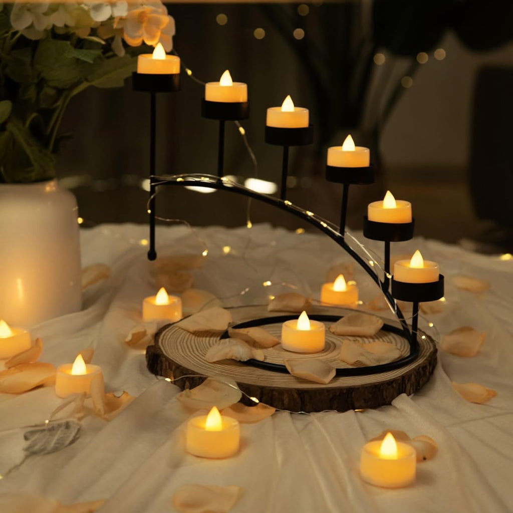 LED Čajové sviečky – teplá žltá