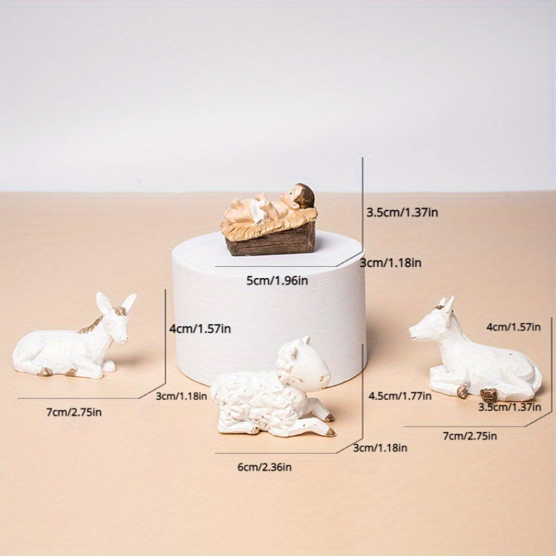 Vianočná scéna – sada 9 kusov