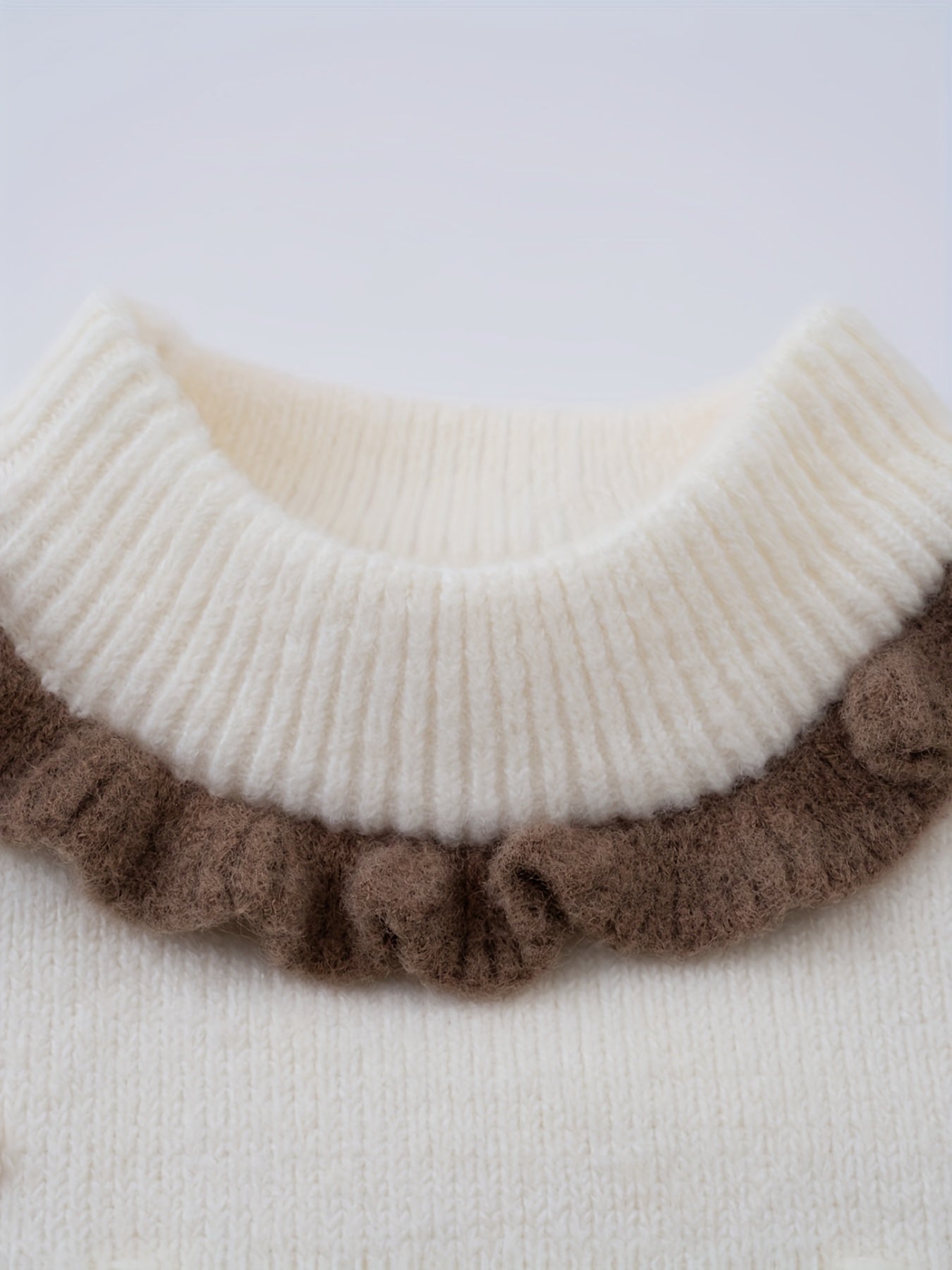 Detský sveter – biely