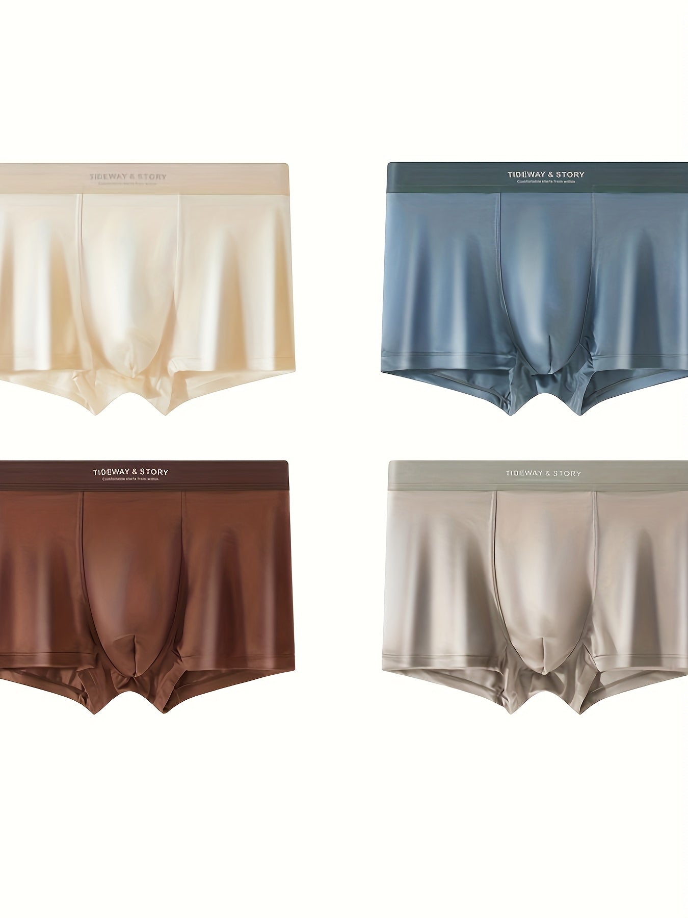 Boxerky – marhuľová a biela