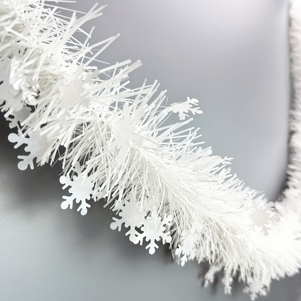 Fólia na vianočné dekorácie – biela