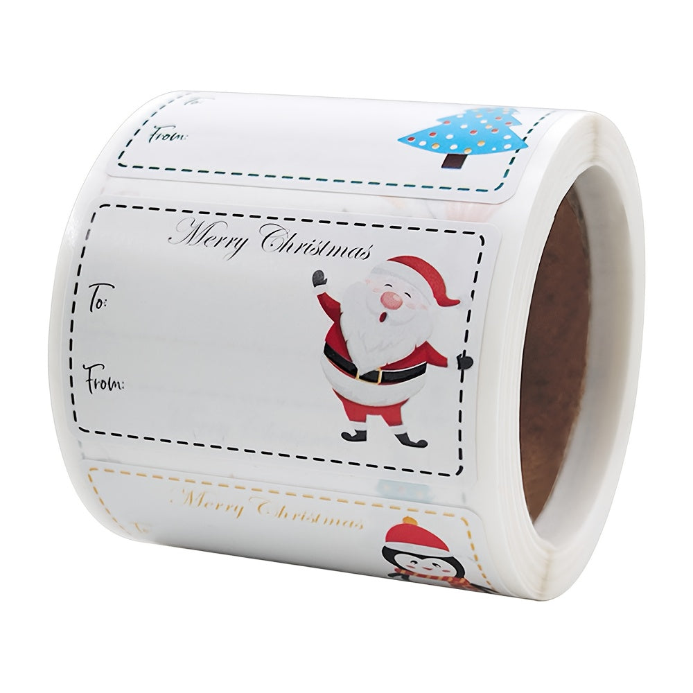 Vianočné darčekové štítky – samolepiace